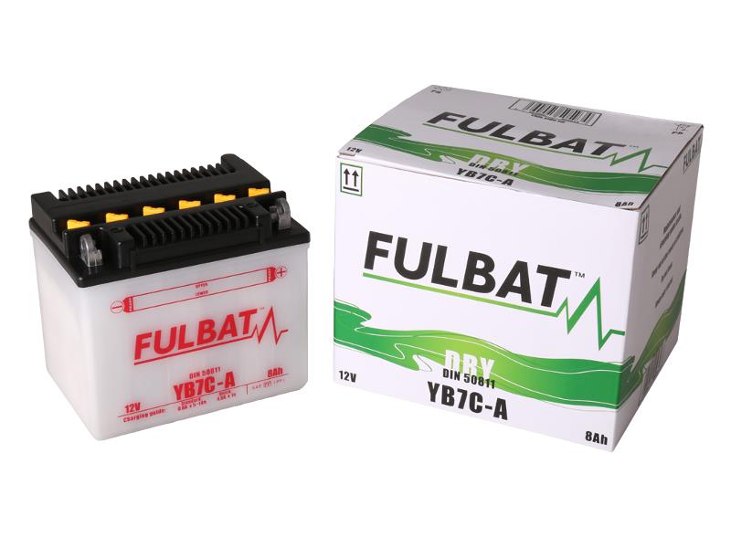 Akumulator FULBAT YB7C-A s priloženo kislino