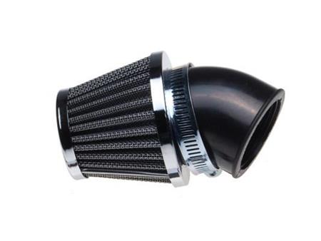 Zračni filter športni WM s priključkom premera 35mm 45° kromiran