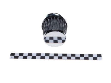 Zračni filter športni WM z ravnim priključkom premera 28mm kromiran
