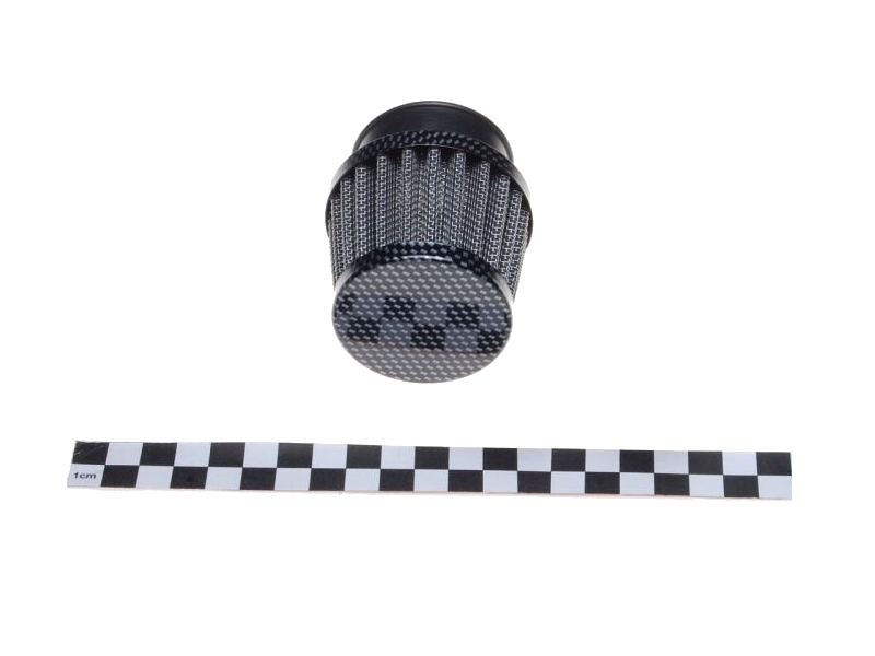 Zračni filter športni WM z ravnim priključkom premera 38mm karbon
