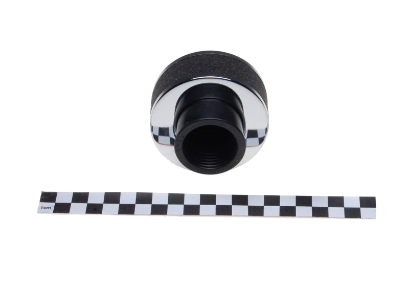 Zračni filter športni WM penasti z ravnim priključkom premera 54mm kromiran