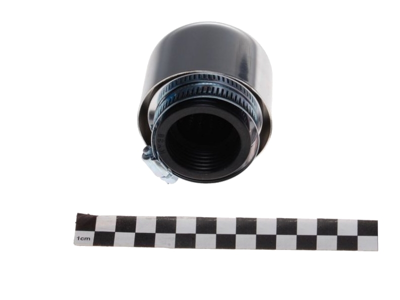 Zračni filter športni WM majhen (v ohišju) z ravnim priključkom premera 28mm kromiran