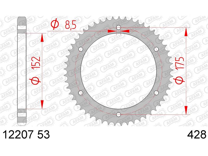 Zadnji zobnik AFAM 12207-57 (428)