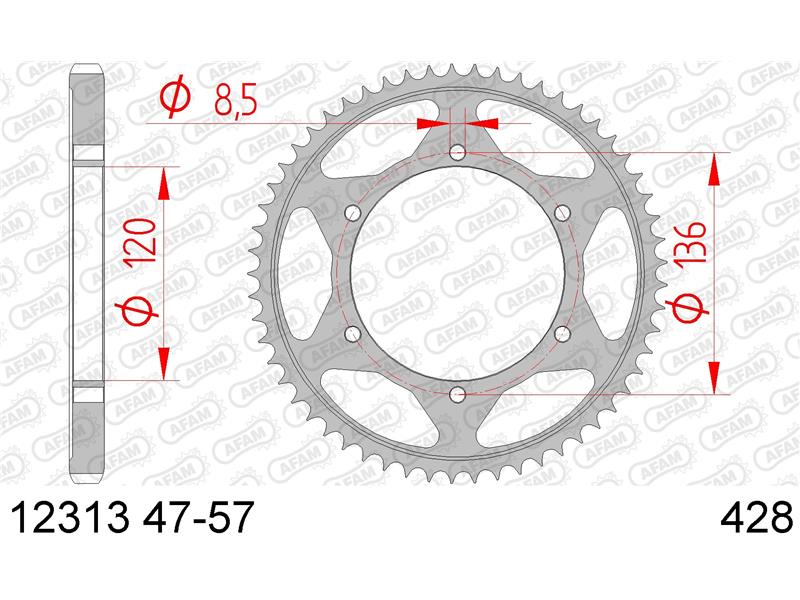 Zadnji zobnik AFAM 12313-57 (428)
