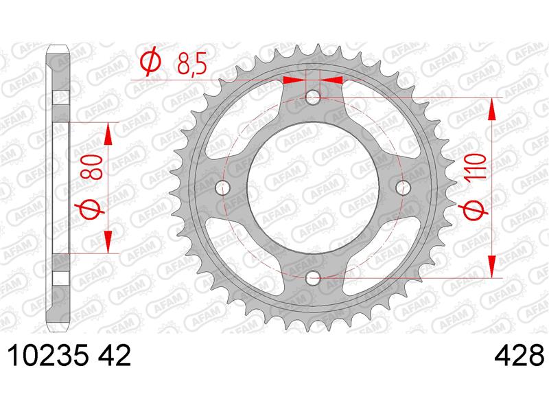 Zadnji zobnik AFAM 10235-42 (428)