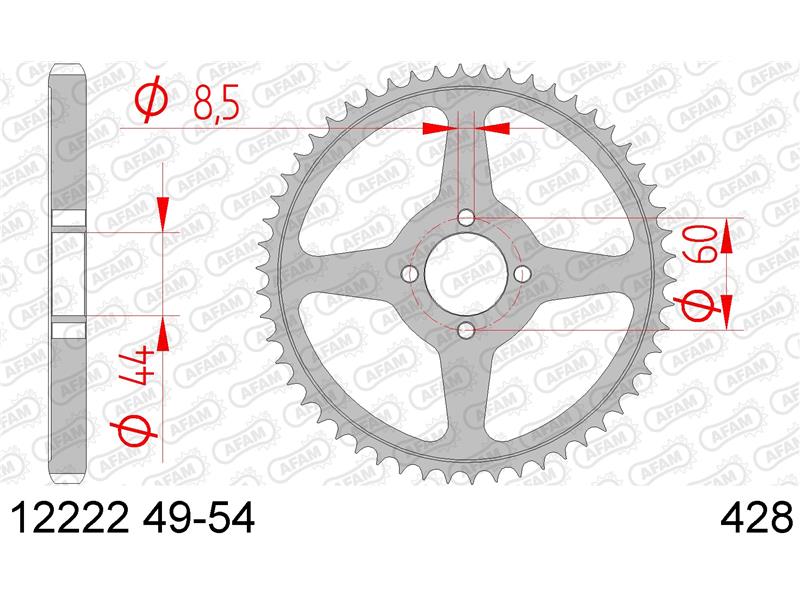 Zadnji zobnik AFAM 12222-54 (428)