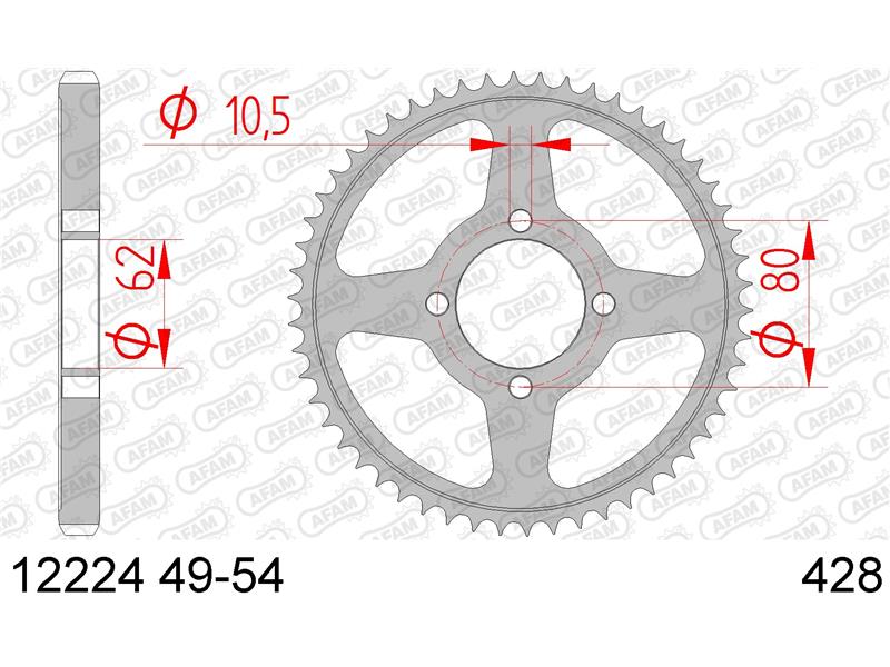 Zadnji zobnik AFAM 12224-49 (428)