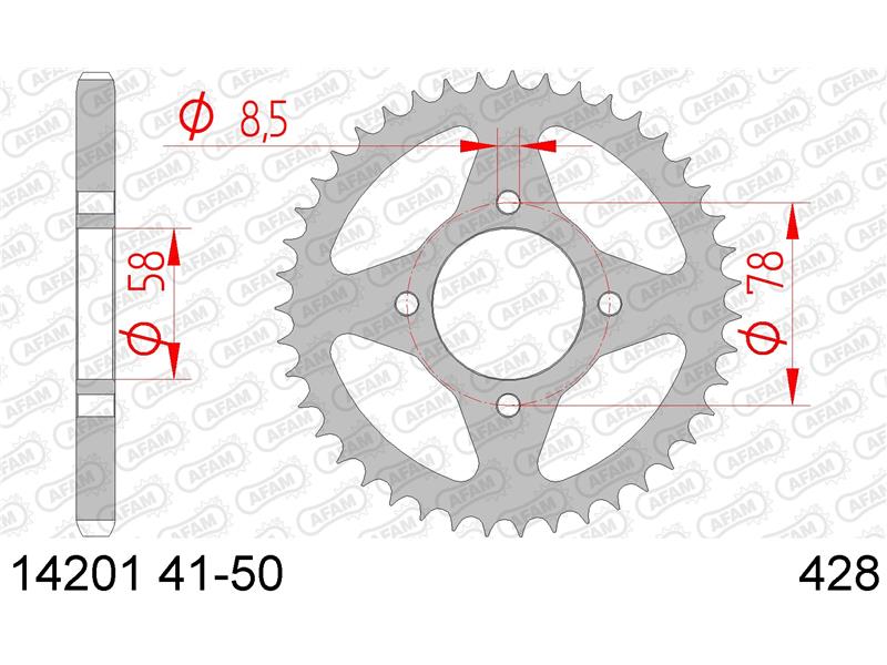 Zadnji zobnik AFAM 14201-48 (428)