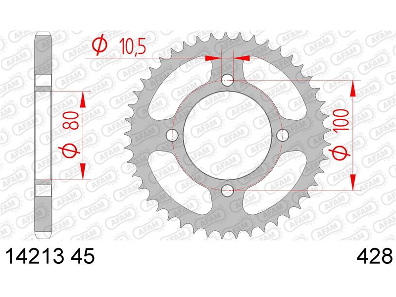 Zadnji zobnik AFAM 14213-45 (428)