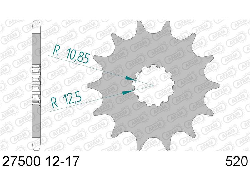 Sprednji zobnik AFAM 27500-13 (520)