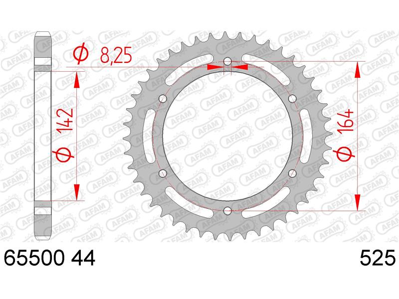Zadnji zobnik AFAM 65500-44 (525)