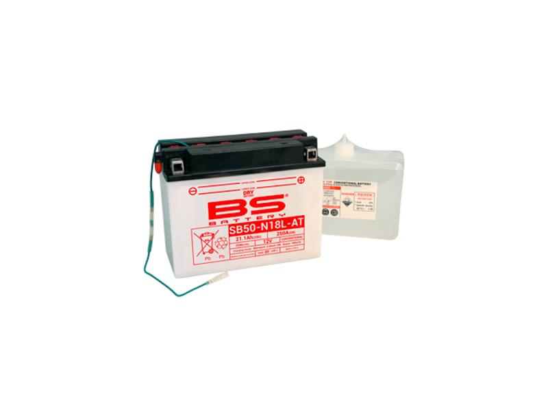 Akumulator BS YB50-N18L-AT (SB50-N18L-AT) s priloženo kislino