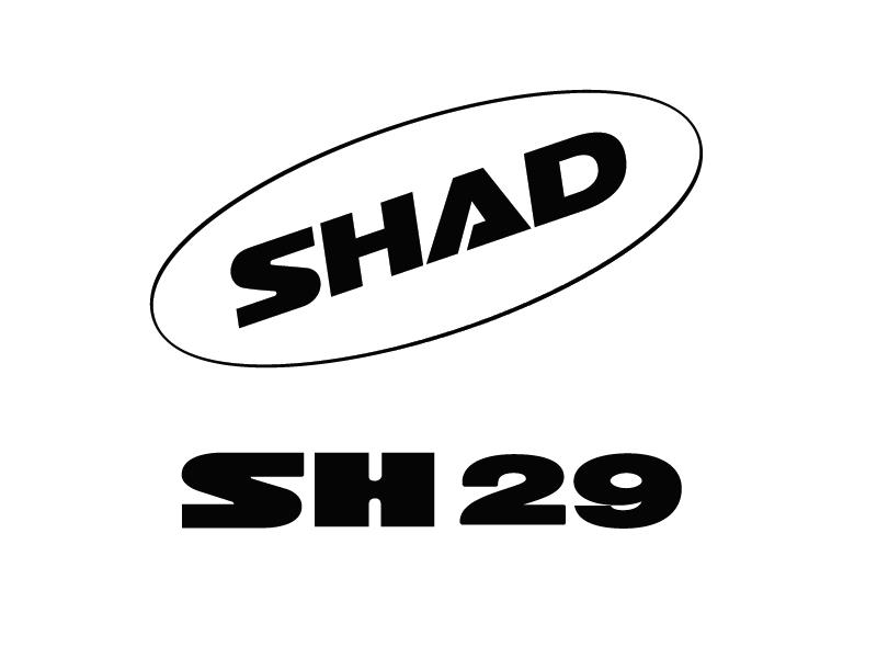 Nalepka SHAD SH29 White