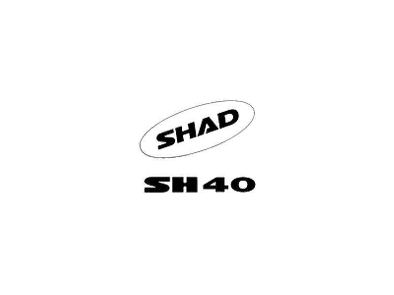 Nalepka SHAD SH40 White