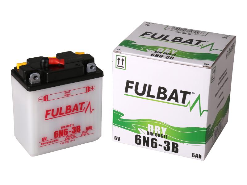 Akumulator FULBAT 6N6-3B s priloženo kislino