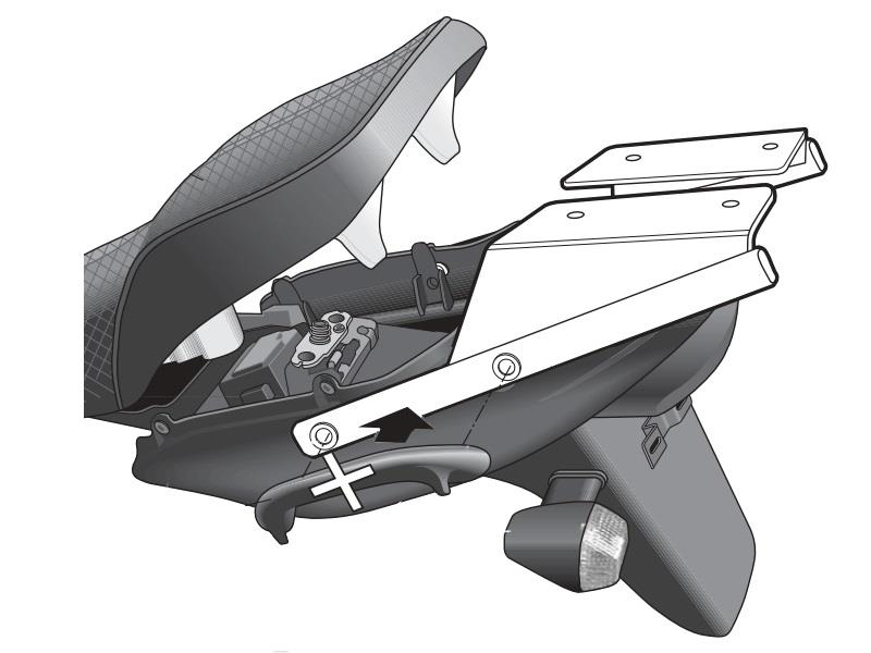 Nosilec kovčka SHAD za KAWASAKI ZRX 1200 l.01-08