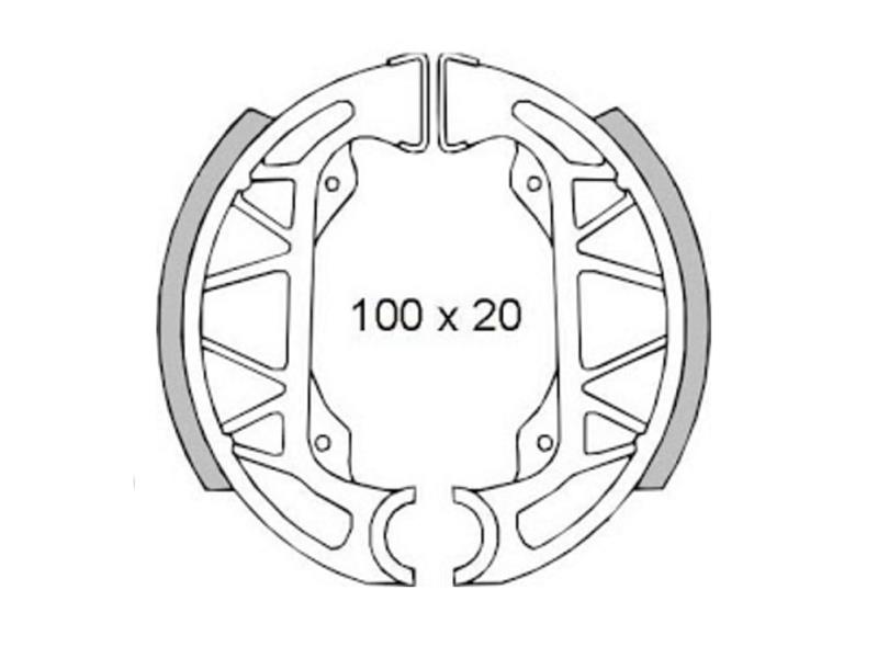 Zavorne obloge RMS Piaggio Free, ZIP, NRG