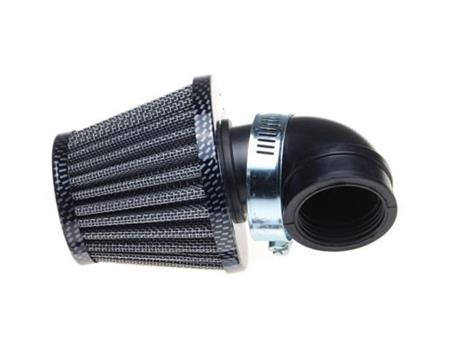Zračni filter športni WM s priključkom premera 32mm 90° karbon