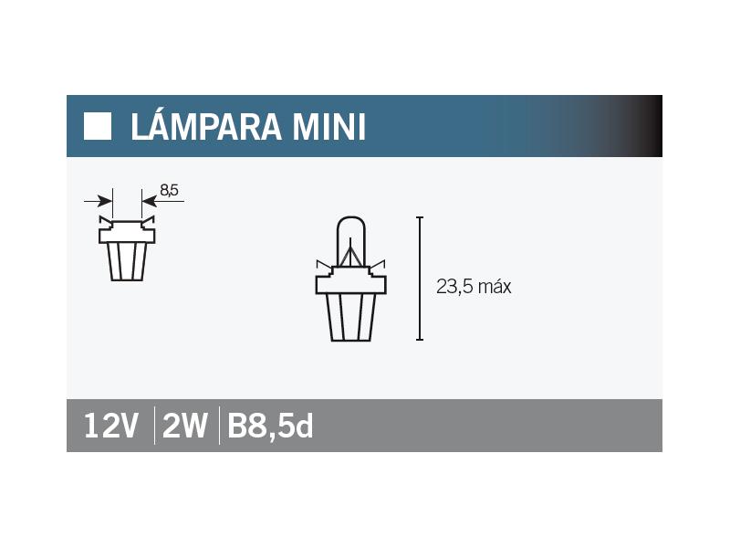 Žarnica Osram 2722MF 12V 2W