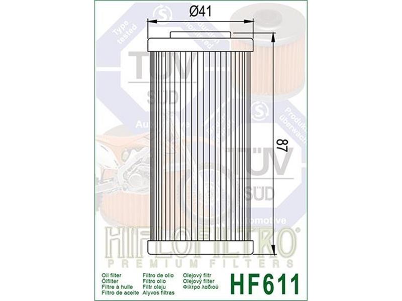Oljni filter HIFLO HF 611