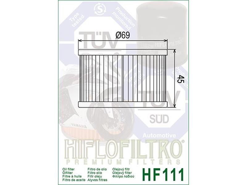 Oljni filter HIFLO HF 111