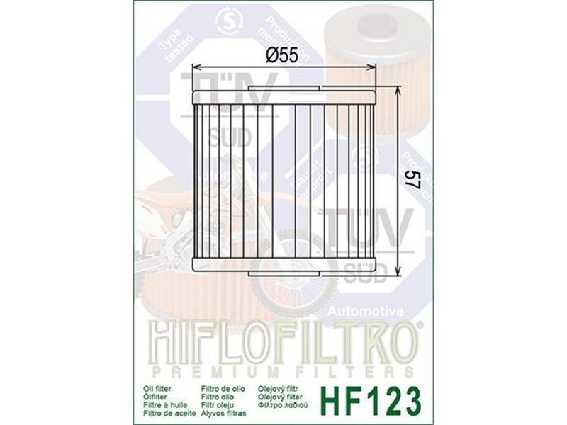 Oljni filter HIFLO HF 123