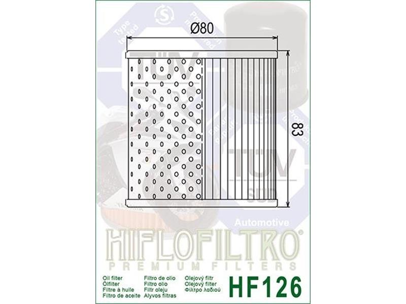 Oljni filter HIFLO HF 126