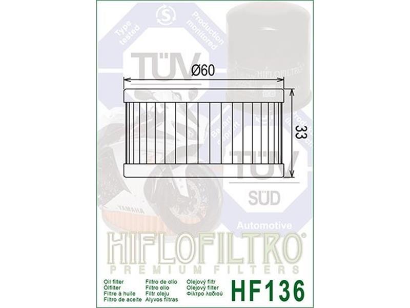 Oljni filter HIFLO HF 136