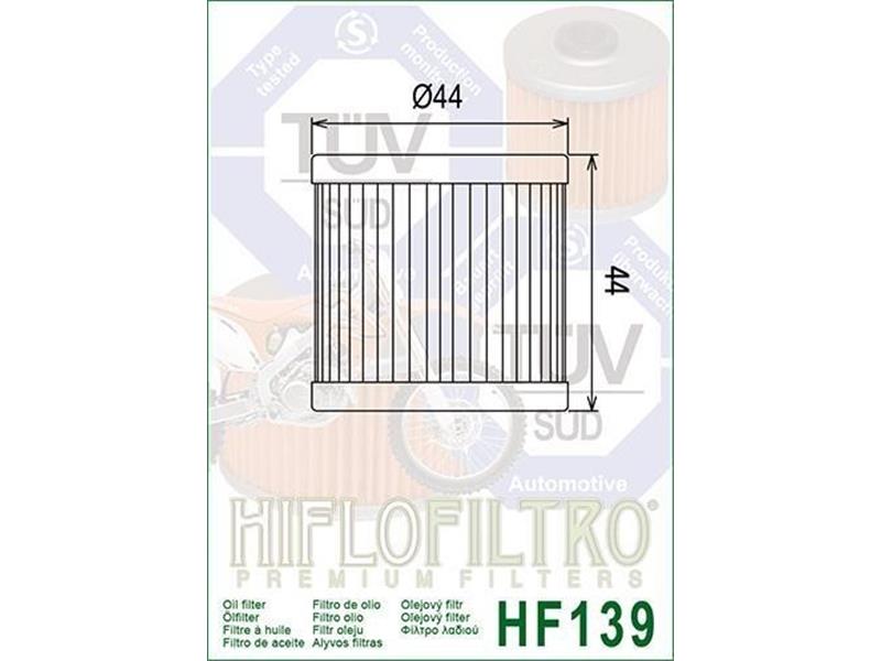 Oljni filter HIFLO HF 139