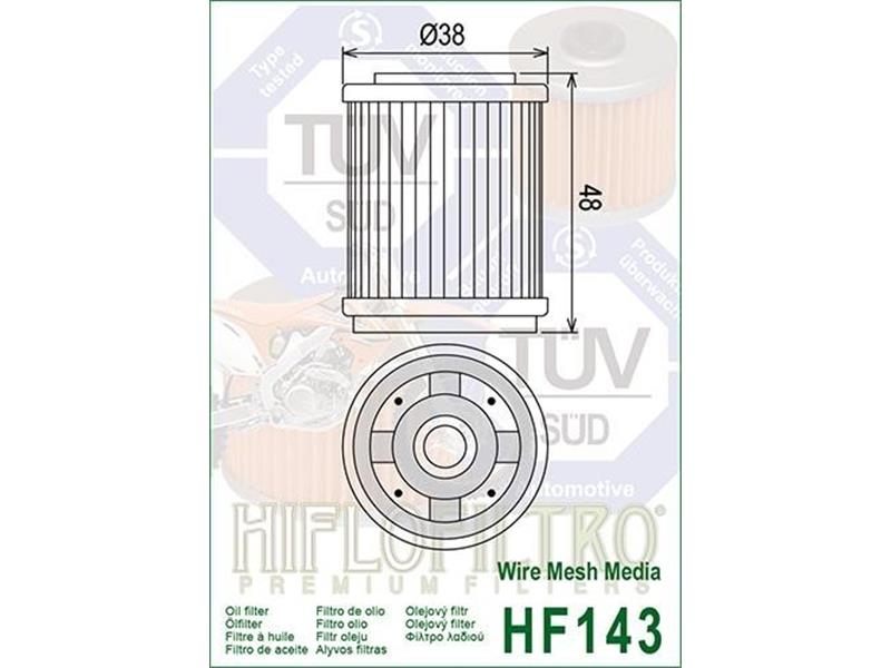 Oljni filter HIFLO HF 143