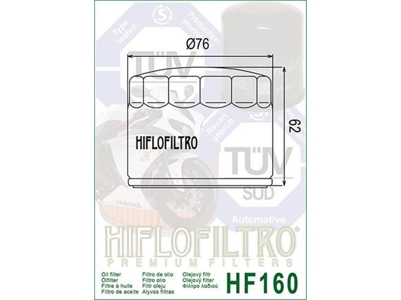 Oljni filter HIFLO HF 160
