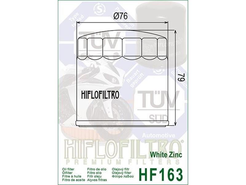 Oljni filter HIFLO pocinkan HF 163