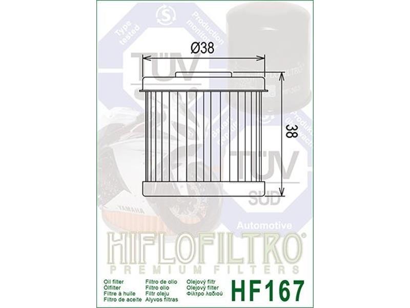 Oljni filter HIFLO HF 167