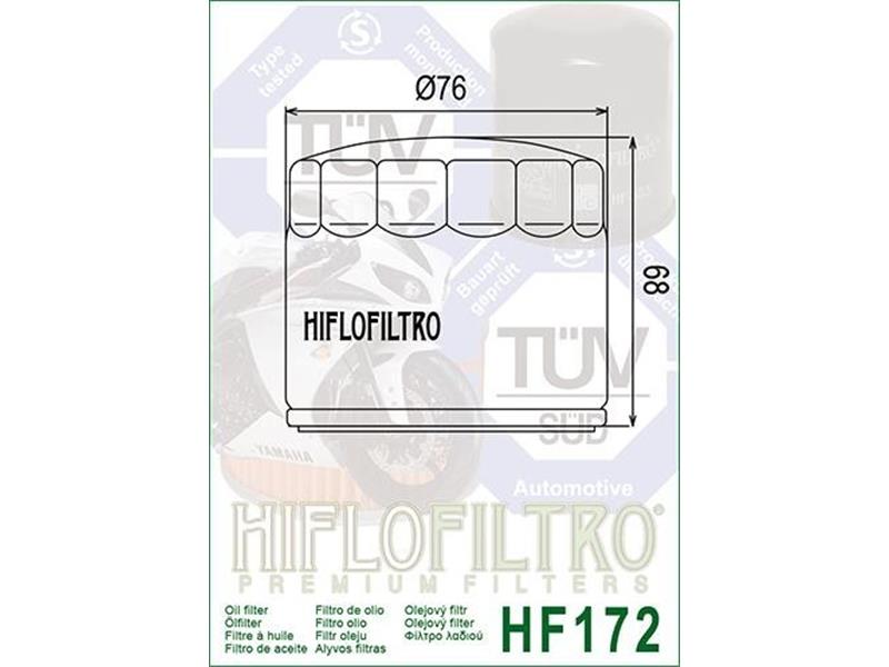 Oljni filter HIFLO kromiran HF 172C