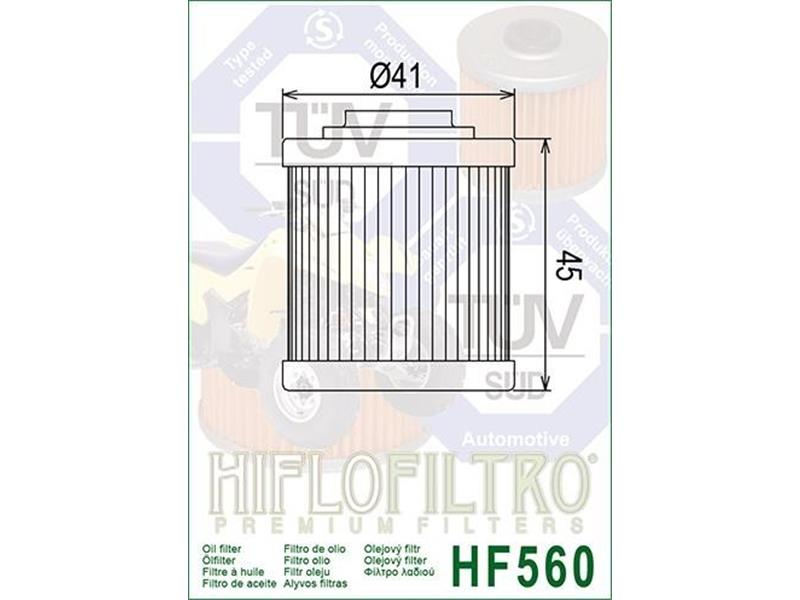 Oljni filter HIFLO HF 560