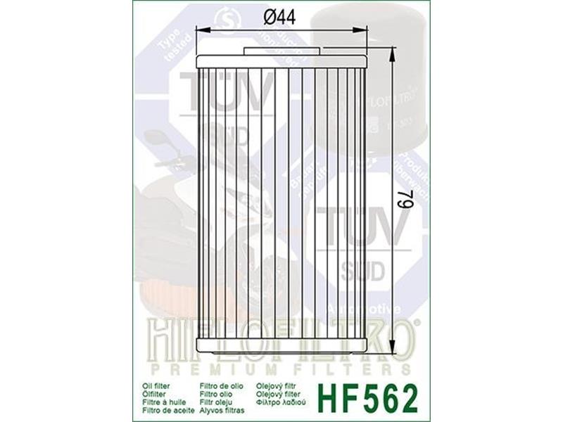 Oljni filter HIFLO HF 562
