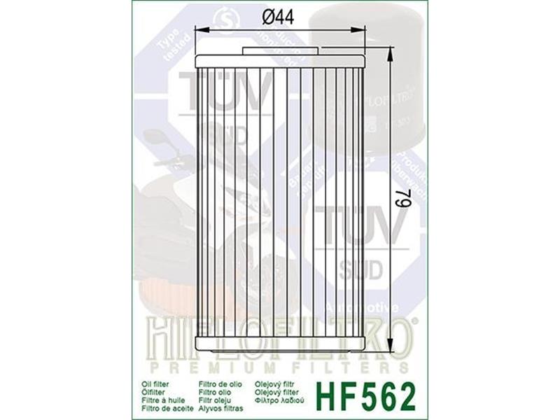 Oljni filter HIFLO HF 562