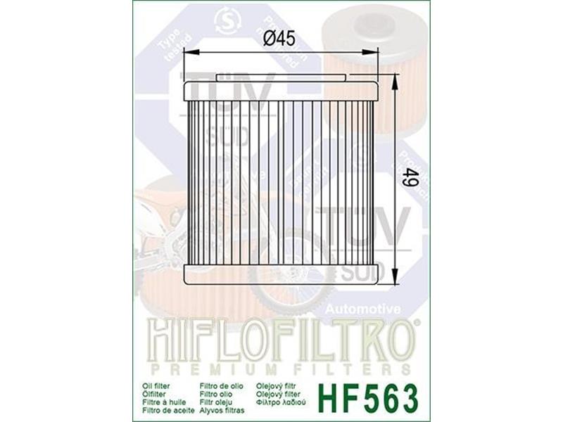 Oljni filter HIFLO HF 563