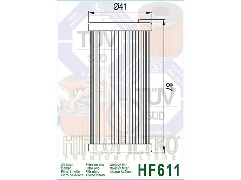 Oljni filter HIFLO HF 611