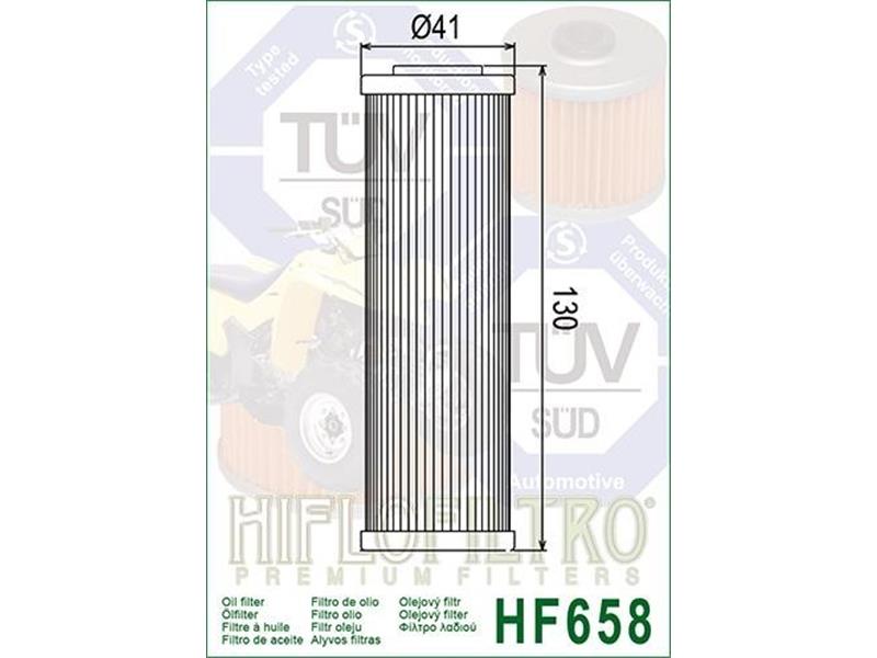 Oljni filter HIFLO HF 658 zamenjava HF 650