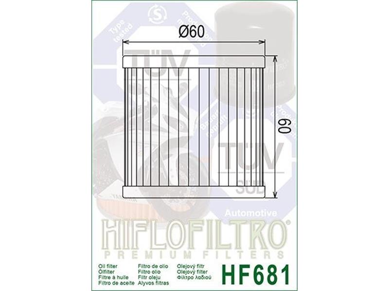 Oljni filter HIFLO HF 681