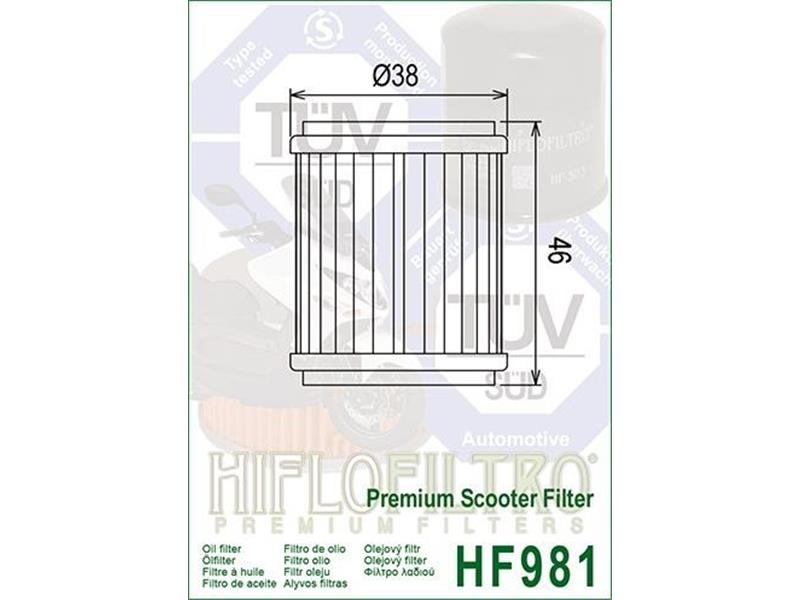 Oljni filter HIFLO HF 981