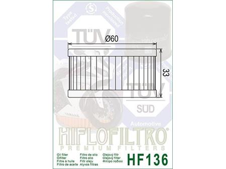 Oljni filter HIFLO HF 136