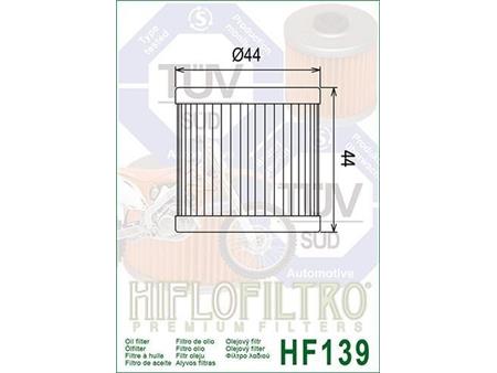 Oljni filter HIFLO HF 139