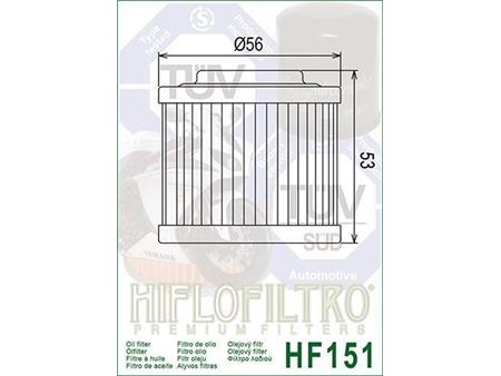 Oljni filter HIFLO HF 151