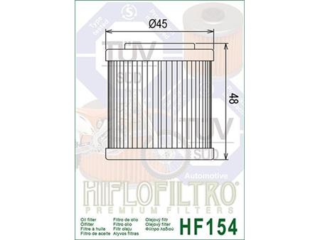 Oljni filter HIFLO HF 154