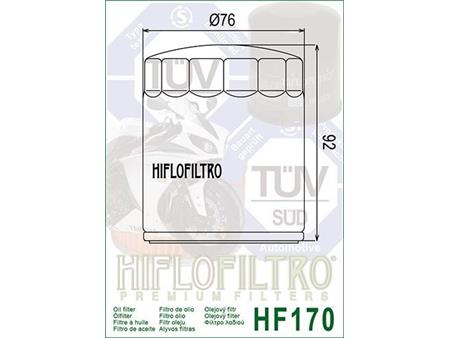 Oljni filter HIFLO črn HF 170B