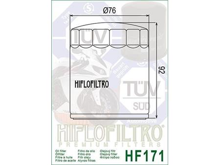 Oljni filter HIFLO kromiran HF 171C