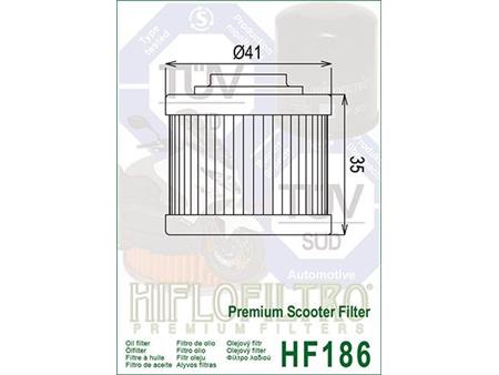 Oljni filter HIFLO HF 186