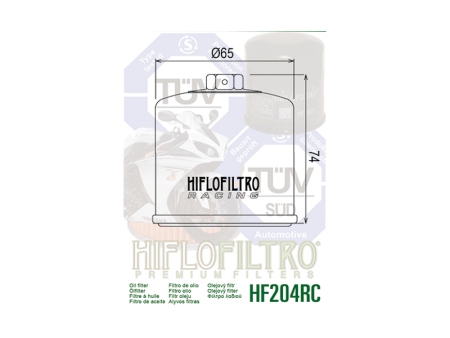Oljni filter HIFLO RACING HF 204RC